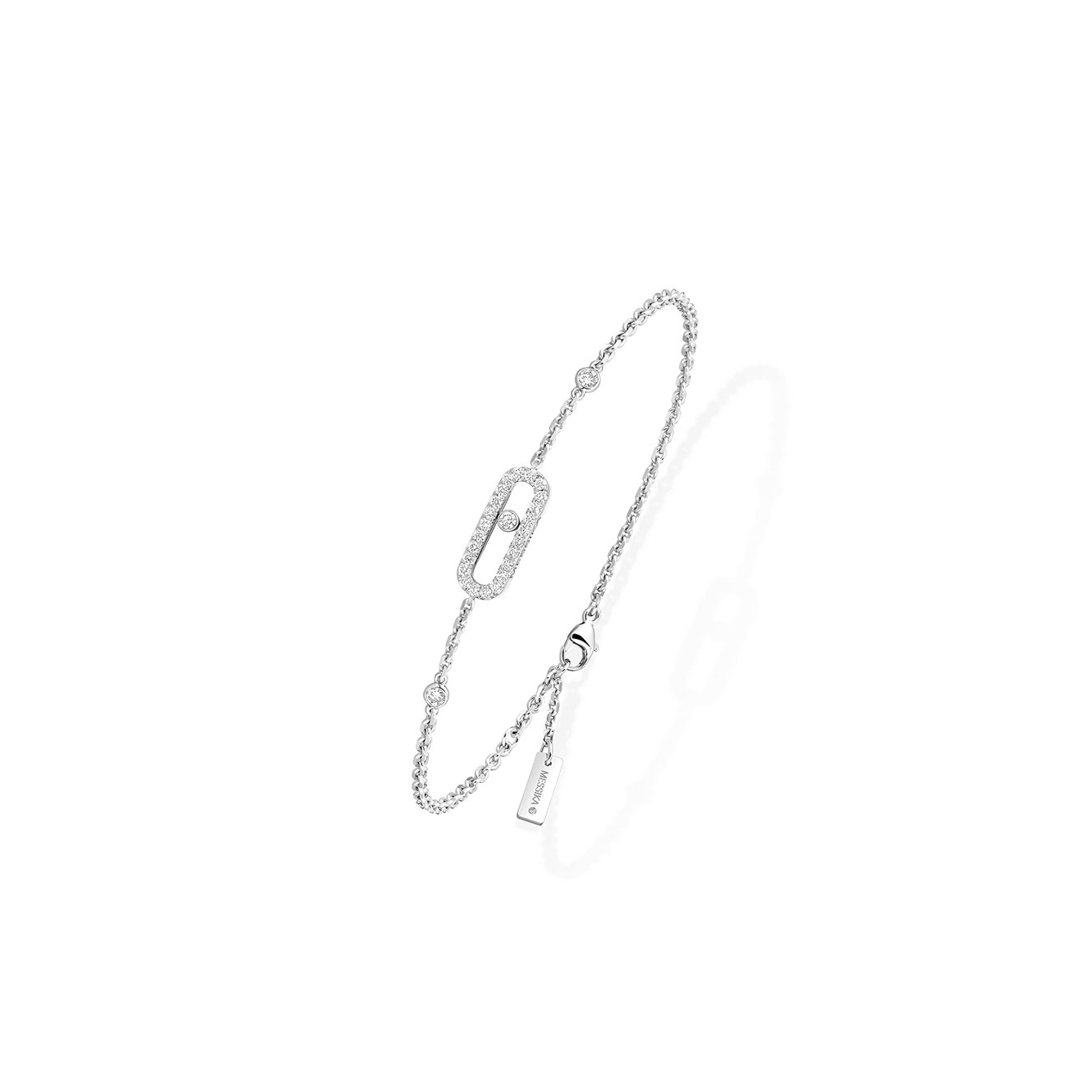 Mes1kaa move uno pavÉ bracelet 04706-wg